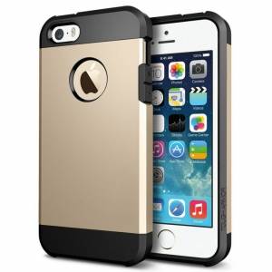 Купить Чехол Tough Armor case с усиленной защитой для iPhone 5/5S/SE (золотистый)