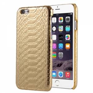 Купить чехол накладку Snakeskin для iPhone SE/5S/5 под кожу змеи (Золотой)