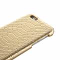Чехол накладка Snakeskin для iPhone SE/5S/5 под кожу змеи (Золотой)