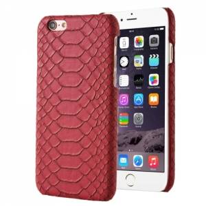 Купить чехол накладку Snakeskin для iPhone SE/5S/5 под кожу змеи (Красный)