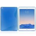 Силиконовый TPU чехол накладка для iPad Air 2 / iPad 6 - S-Line (синий)