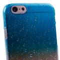 Чехол накладка с каплями Raindrops для iPhone 6/6S (прозрачно-синий)