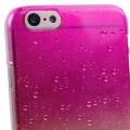Чехол накладка с каплями Raindrops для iPhone 6/6S (прозрачно-розовый)