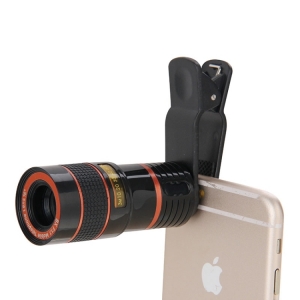 Купить универсальный телескоп на клипсе для iPhone 6S / 5S / iPad / Samsung Galaxy / Note 8x ZOOM