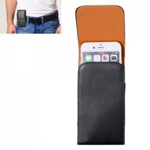 Вертикальный чехол на пояс для iPhone X / 7 / 8 / 6 / 6S кобура Crazy Horse Leather Case
