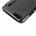 Кожаный чехол книжка для iPhone 6 Plus / 6+ с окошком для дисплея (черный) 1.0
