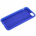 Силиконовый чехол накладка для iPhone 6 Plus / 6+ (синий)