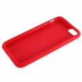 Силиконовый чехол накладка для iPhone 6 Plus / 6+ (красный)