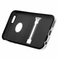 Гелевый чехол накладка с подставкой для iPhone 6 Plus / 6+ (черный)