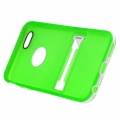 Гелевый чехол накладка с подставкой для iPhone 6 Plus / 6+ (зеленый)