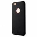 Ультратонкий кожаный чехол накладка для iPhone 6 / 6S Baseus 1mm Thin Case (Black)