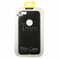 Ультратонкий кожаный чехол накладка для iPhone 6 / 6S Baseus 1mm Thin Case (Black)