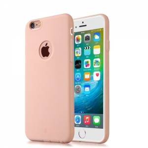 Купить Гелевый чехол Baseus Mousse для iPhone 6 Plus / 6S Plus (Pink)