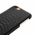 Чехол накладка Snakeskin для iPhone 6 Plus/6S Plus под кожу змеи (Черный)