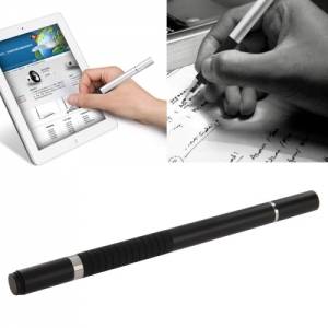 Купить cтильный стилус с ручкой 2 в 1 для любых емкостных дисплеев iPhone / iPad / Samsung / HTC и др. (Black)