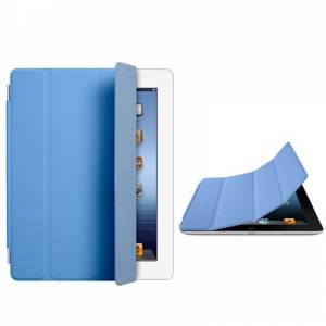 Купить Smart cover для iPad mini / mini 2 полиуретановая обложка (голубой)  в интернет магазине