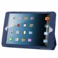 Чехол для iPad mini / mini 2 со smart cover флипом и защитой задней панели (синий)