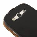 Кожаный чехол Luxury Flip Case для Samsung Galaxy S3 / i9300 с флипом "Блокнот" (Black)