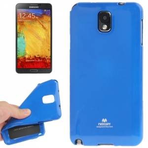 Купить гелевый чехол Mercury для Samsung Galaxy Note 3 / N9000 (Blue) в интернет-магазине