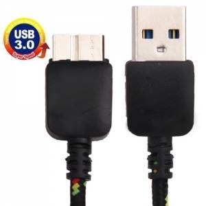 Купить USB кабель Micro USB 3.0 в для Samsung Galaxy S5 / Note 3 - 1 метр (черный)