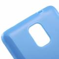 Гелевая накладка для Samsung Galaxy Note 4 (голубая)