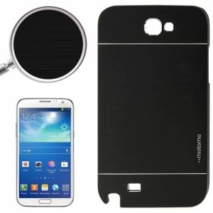 Купить защитный чехол накладка Motomo для Samsung Galaxy Note 2 / N7100 Brushed Texture (Black) в интернет магазине