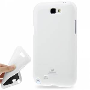 Купить гелевый чехол Mercury для Samsung Galaxy Note 2 / N7100 (белый) в интернет магазине