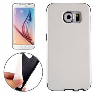 Купить чехол накладка под кожу для Samsung Galaxy S6 Edge / G925 белый