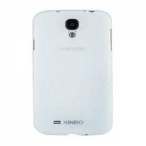 Купить тонкий чехол накладку XINBO для Samsung Galaxy S4 mini / i9192 (белый с эффектом soft touch)