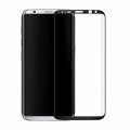 Защитное 3D стекло для Samsung Galaxy S8 / G9500 с закругленными краями 0.3мм 9H Full Screen с черной рамкой (Black)