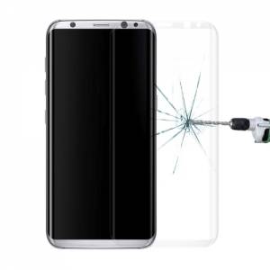 Купить защитное 3D стекло для Samsung Galaxy S8 / G9500 с закругленными краями 0.3мм 9H Full Screen прозрачное (Transparent)
