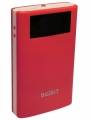 Внешний аккумулятор BIGRIT SK100 с будильником и часами - 10 000 mAh дополнительная батарея АКБ для смартфонов и планшетов (красный)