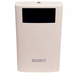 Купить внешний аккумулятор BIGRIT SK100 с будильником и часами - 10 000 mAh белый