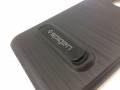 Противоударный чехол накладка для iPhone 7 / 8 TPU+PC "Spigen" Style (Black)