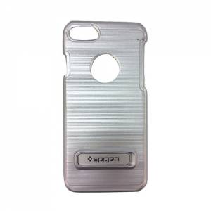 Купить противоударный чехол накладку для iPhone 7 / 8 TPU+PC "Spigen" Style (Silver)