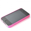 Чехол накладка для iPhone 4 / 4S Fishbone перфорация (magenta)