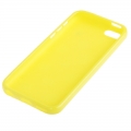 Чехол накладка Dot TPU Case для iPhone 5C (желтый с белым)