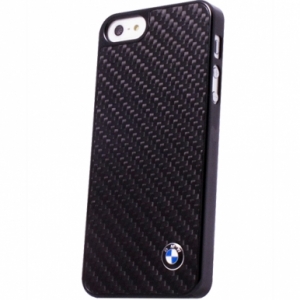 Купить чехол-накладку BMW для iPhone SE / 5S / 5 Real Carbon Hard, Black (BMHCPSEMBC)