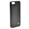 Чехол-накладка BMW для iPhone SE / 5S / 5 Real Carbon Hard, Black (BMHCPSEMBC)