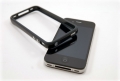 Гелевый чехол бампер для iPhone 5 / 5S / SE с кнопками (черный)