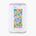 Чехол накладка со стразами для iPhone 5/5S Swarovski со стразами Mosaic (белая)