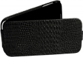 Чехол блокнот Borofone Crocodile Series для Samsung Galaxy S4 с флипом (черный)