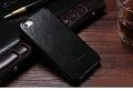 Кожаный чехол с флипом для iPhone 5/5S/SE "блокнот" Leather Flip Case (Black)
