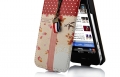 Кожаный чехол блокнот Happymori Eiffel Tower для iPhone 4 / 4S