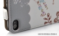 Кожаный чехол блокнот Happymori Palace Deer для iPhone 4 / 4S