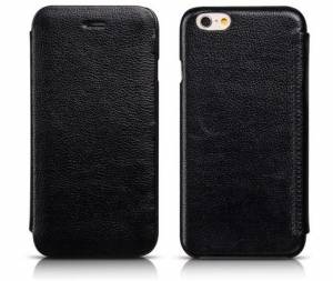 Купить кожаный чехол с флипом HOCO для iPhone 6 Premium Collection Flip Case (черный)