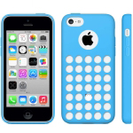 Купить чехол накладка Hollow Dot TPU Case для iPhone 5C (голубой) в интернет магазине