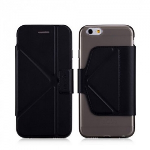 Купить кожаный чехол для iPhone 6 Plus The Core Smart Case Black