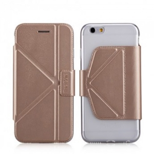 Купить кожаный чехол для iPhone 6 Plus The Core Smart Case Gold 
