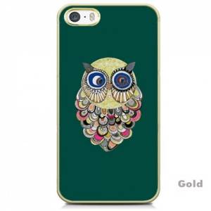 Купить чехол накладка для iPhone 5 / 5S с авторским дизайном MOSNOVO Retro Groovy Owl (с пленкой в комплекте) в интернет магазине